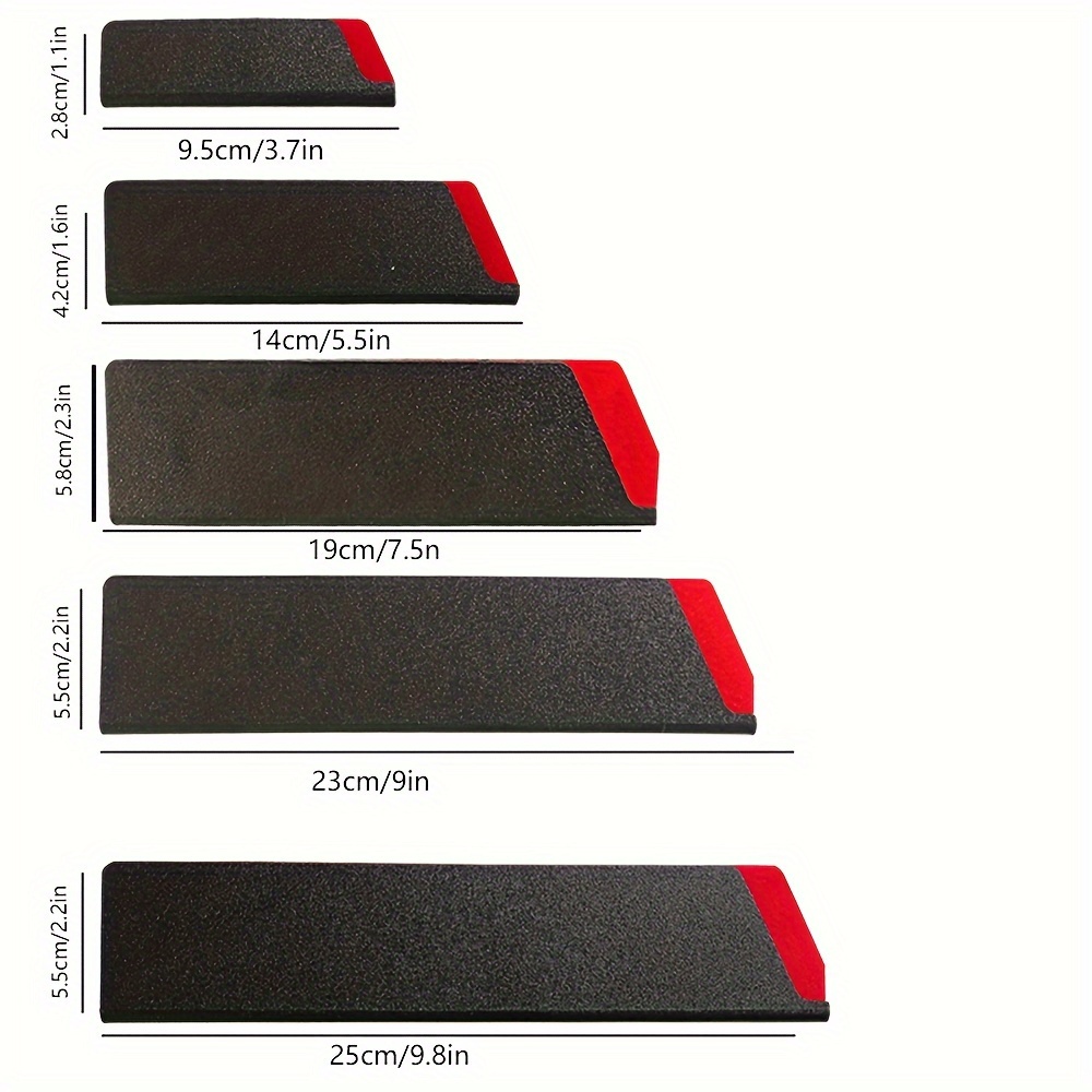 2pcs/4pcs/5pcs Knife Edge Guards Set, Universal Blade Covers, Non-scratch Felt Lining Kitchen Knives Covers (knives Not Included)