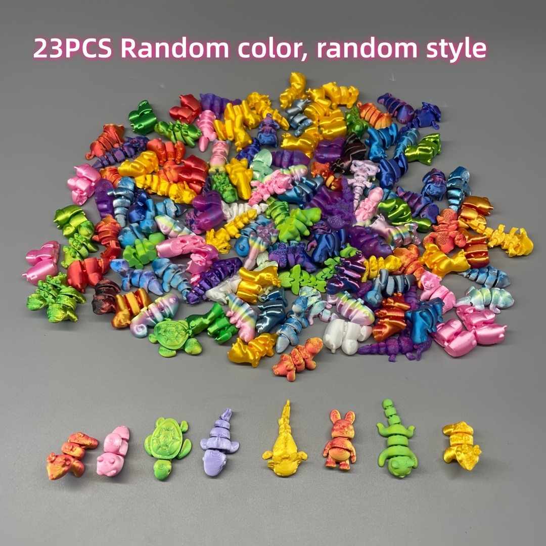 TEMU 23 Mini Holiday Decorations (colors And Styles ), Featuring A Of Animals, Unique And Diverse Models Suitable For Room Decoration, Garden