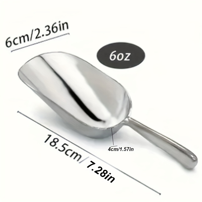 TEMU 【商品名】アイスシャベル、製氷機用フラワーシャベル、穀物用シャベル、氷のシャベル、平底アイススプーン、ティー用多用途シャベル