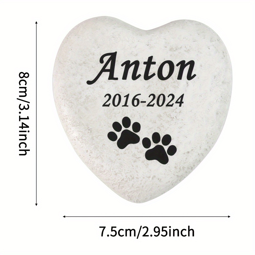 Custom Made Memorial Garden Stone for Pets