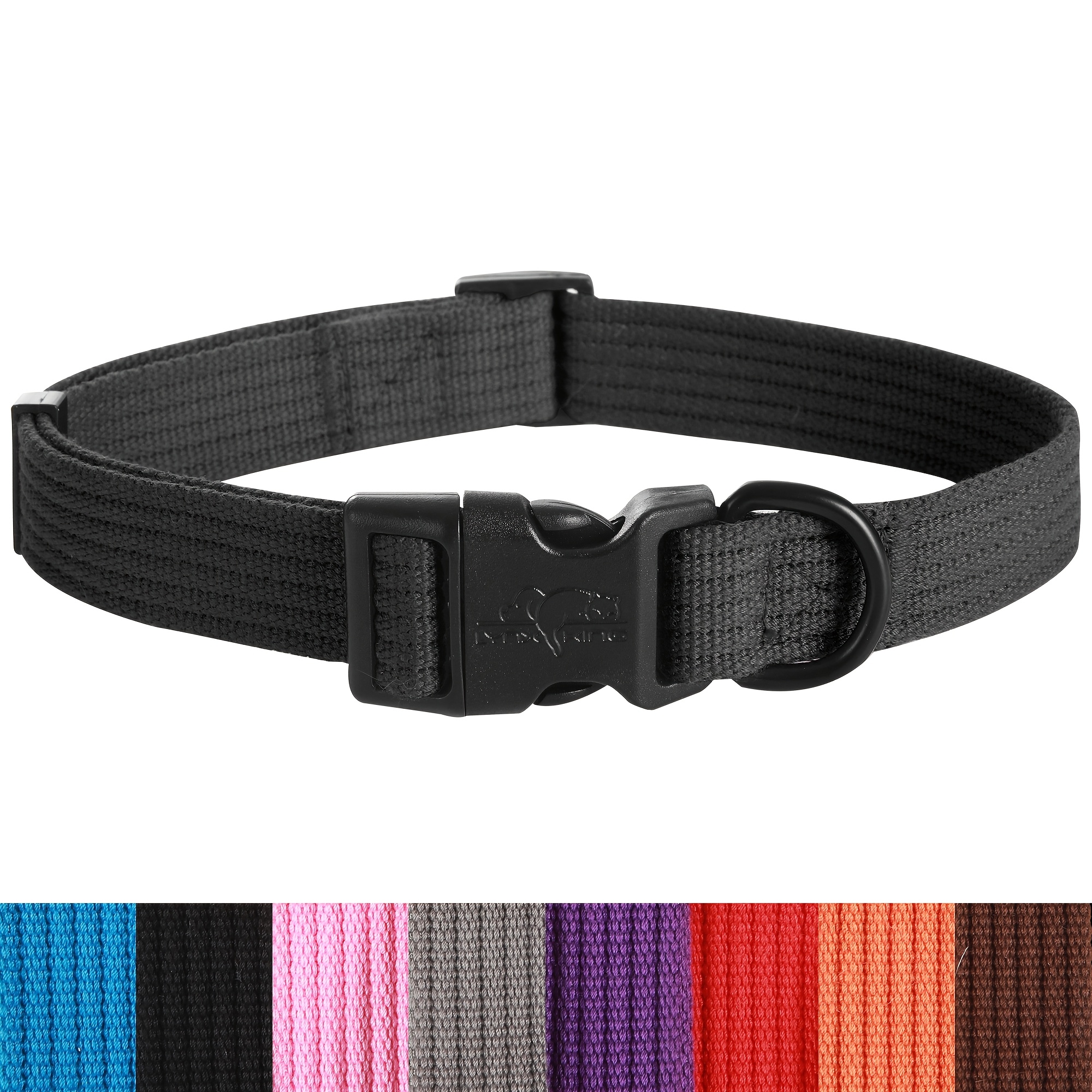 Dog Collar, Soft Comfortable Material with Quick-Release Buckle