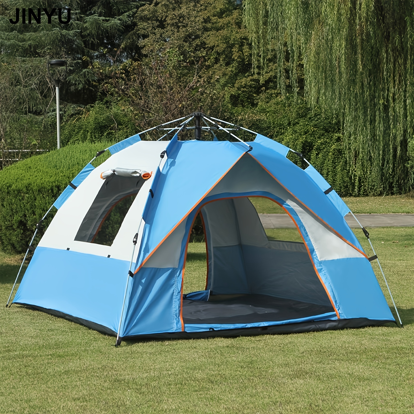 3-4 Season 2-Person Double Layer Backpacking Tent Aluminum Rod