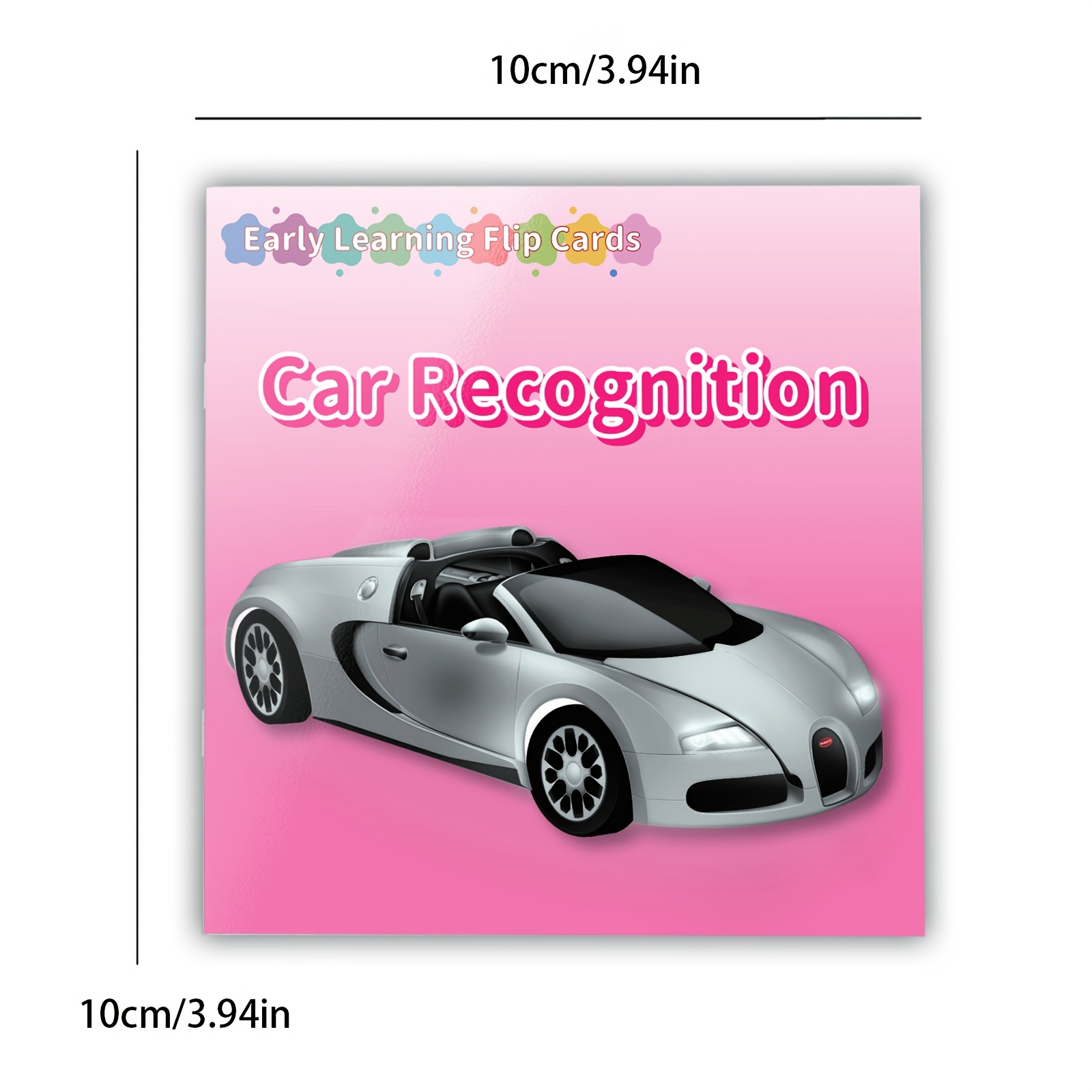 1pc Discover Cars: A Big Card Book for Kids to Learn About Famous Cars