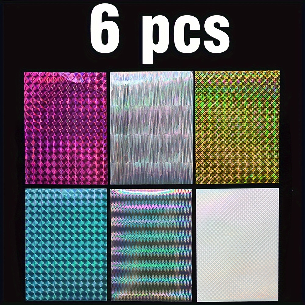 Mnft 6- Fly Tying , Universal Pvc Stickers, Diy Reflective Decal For Baits