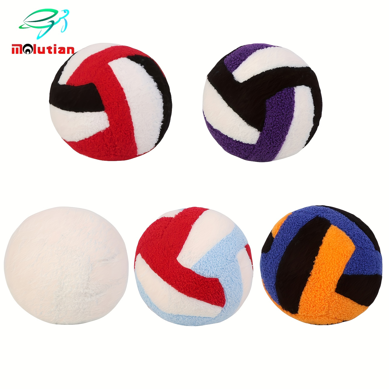 

5 Colors Choice 25cm/9.84in Volleyball Plush Toys, Fluffy Stuffed Volleyball Plush Pillow, Soft Plush Volleyball Pillow Volleyball Stuffed Toy Stuff Volleyball Gift For Kids Boy Girls