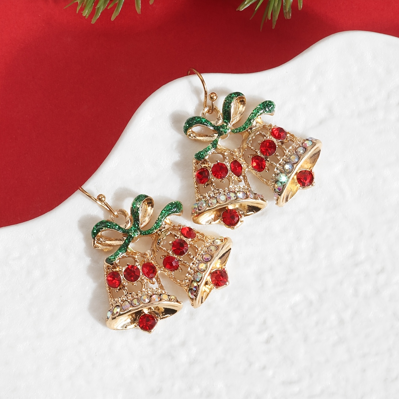 Women's Simple Christmas Bell Earrings