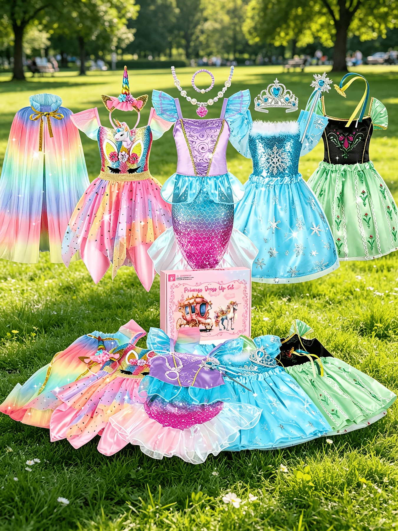 princess dress up sold on Temu United States