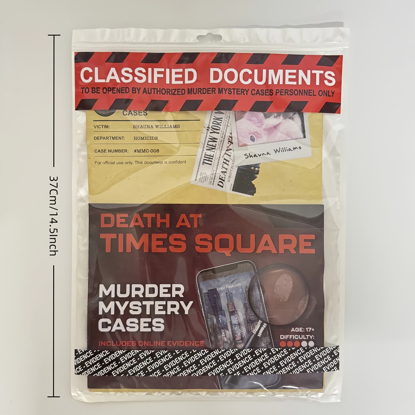 Murder Case Game for Adults, Immersive Detective Experience