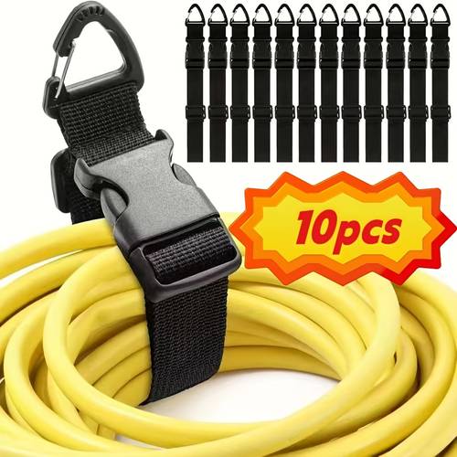 10 heavy duty adjustable extension cord organizers with three axis locking mechanism polypropylene harness suitable for studio and garage organization tool belts secure cable storage extension cord holders tool organizers