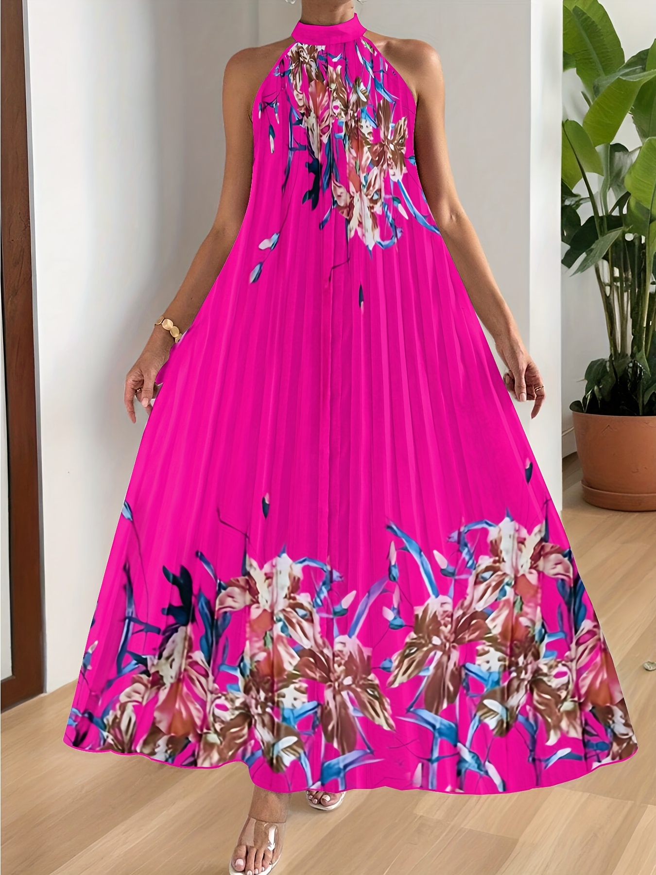plus size plus size elegant dress womens summer maxi printed