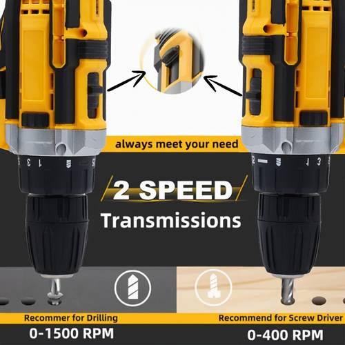 home cordless drill kit with 2 batteries no charger comfortable handle grip ideal helper for household tools