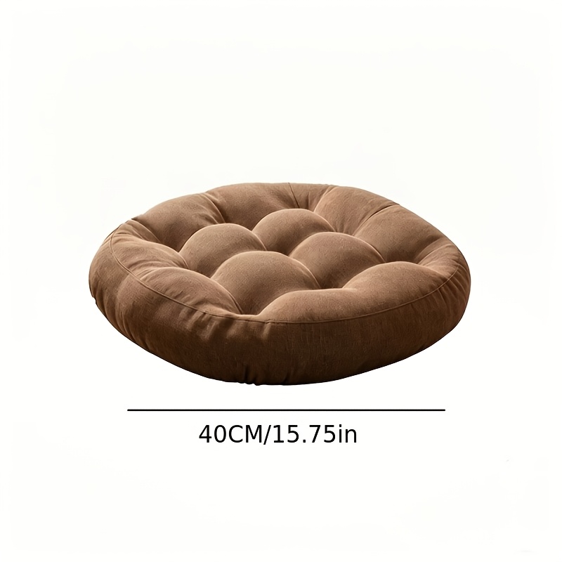 TEMU Coussin de sol de style japonais, coussin d'extérieur, coussin Zafu rond épaissi, coussin de , coussin de yoga, confortable et
