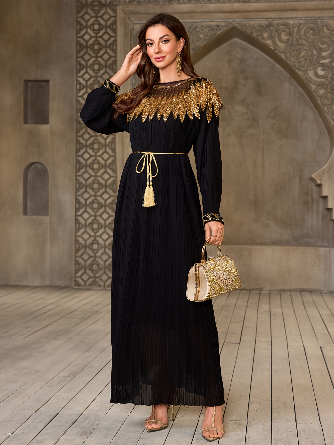 arabic court style golden detachable collar - Temu Germany