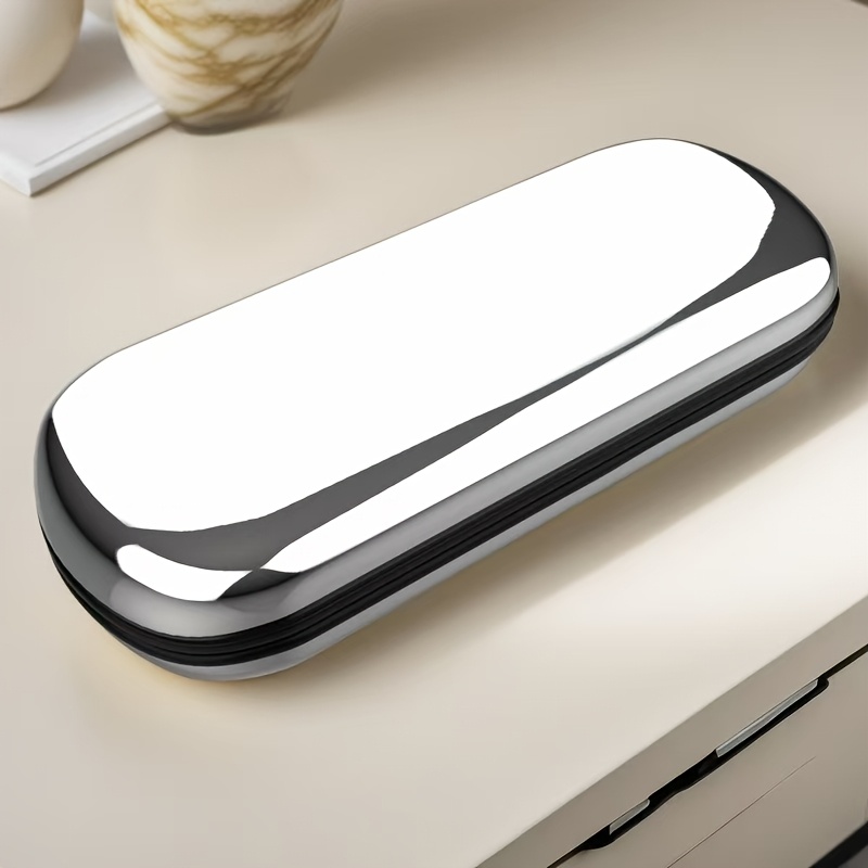 photo de l'article étui de rangement pour lunettes optiques en acier inoxydable haut de gamme  