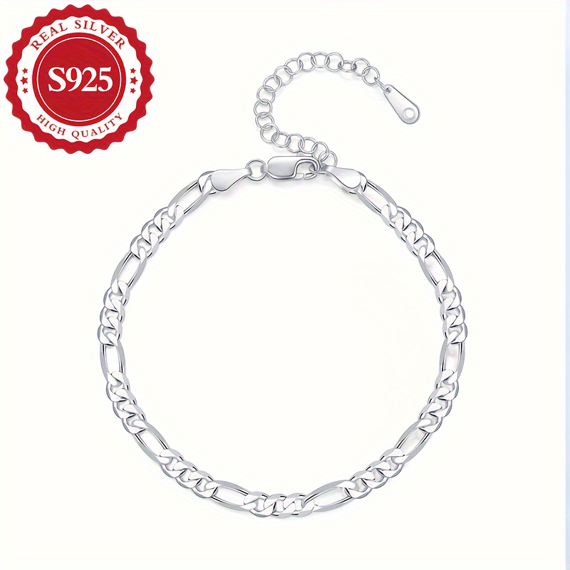Vintage S925 Silver Foot Chain for Vacation