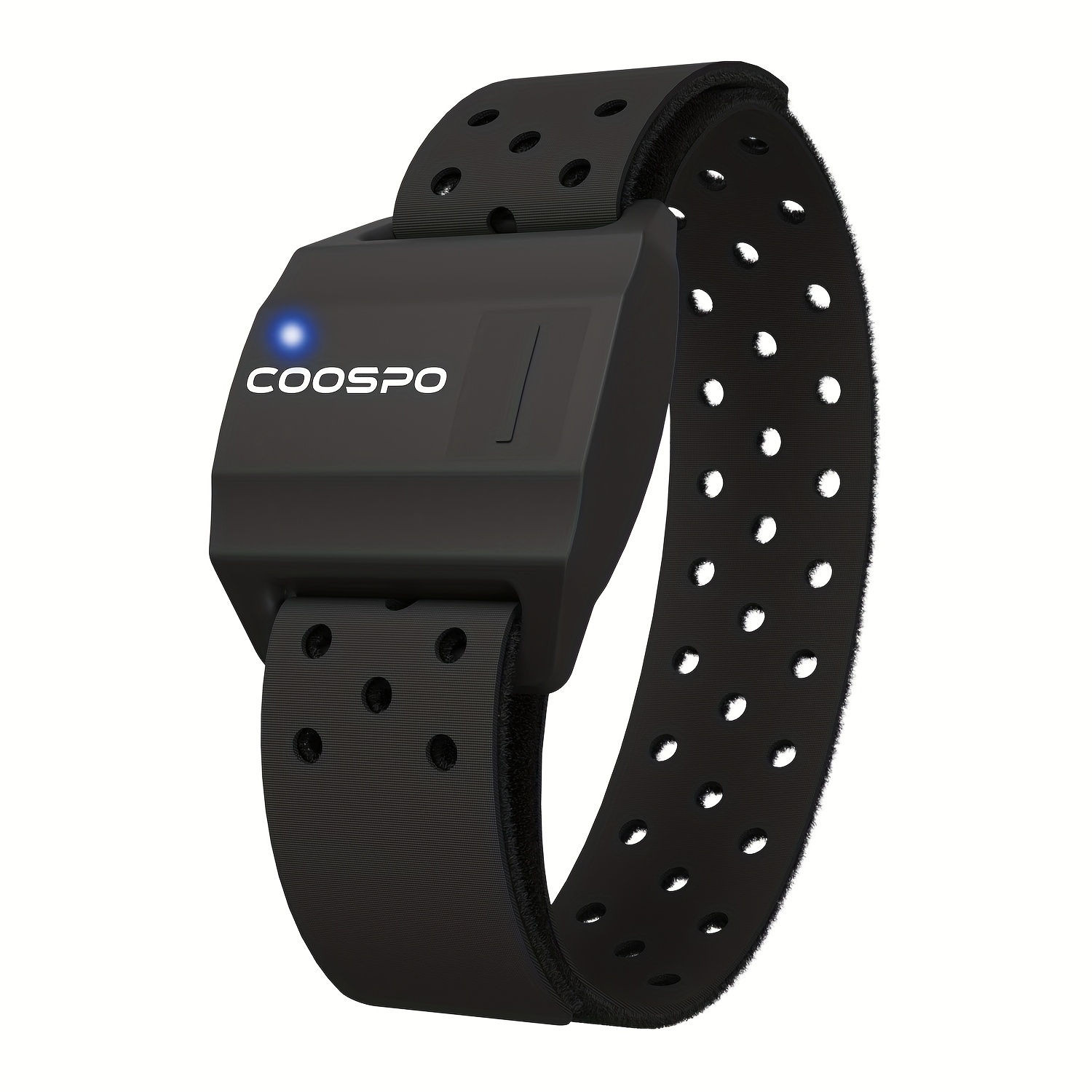 hw706 wireless heart rate monitor armband black rechargeable lithium battery ant compatible ideal for running cycling fitness tracking accessory   durable strap heart rate monitor black 5