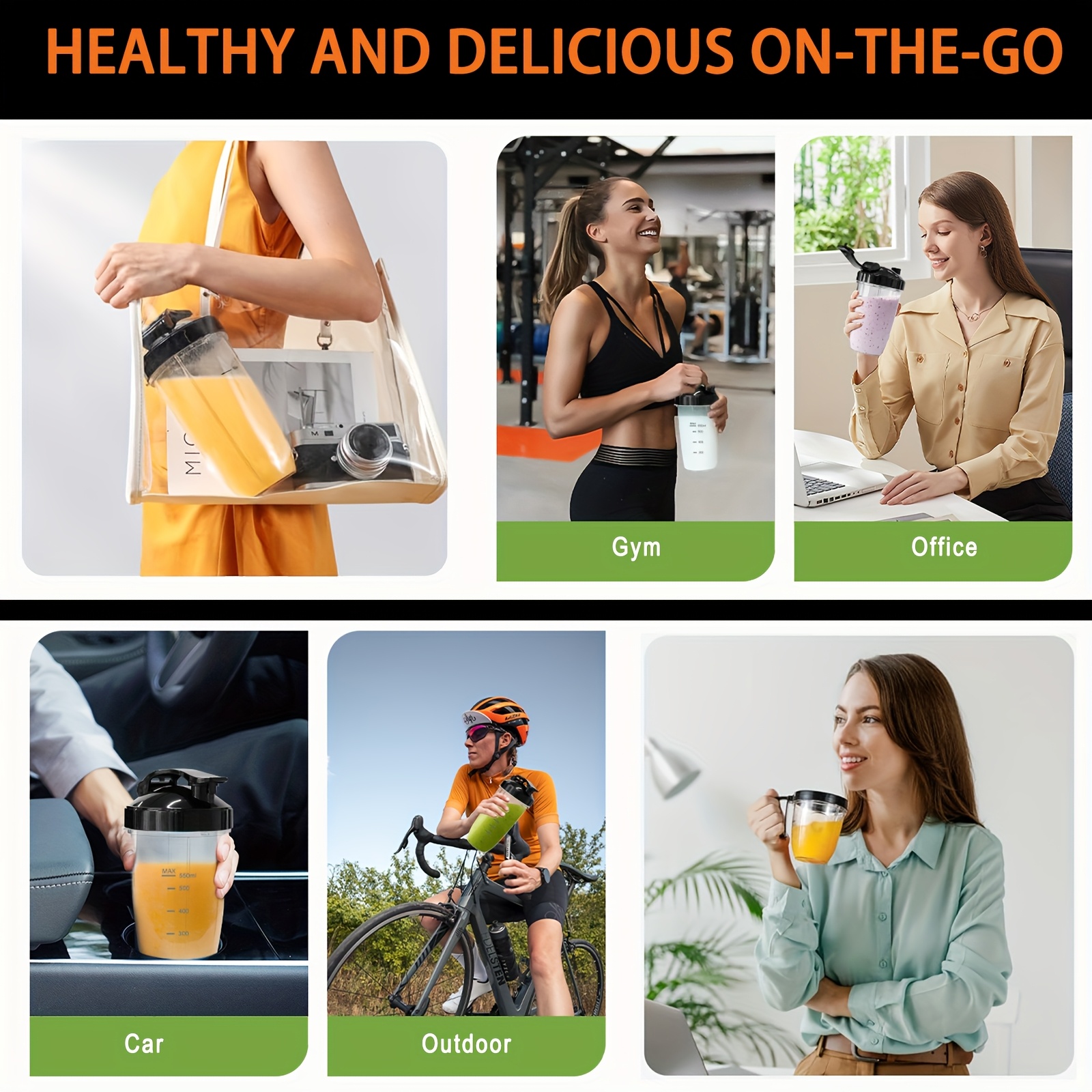 Smoothie Blender, Milkshake and Smoothie Mixer, 15-Piece Kitchen... product image 7