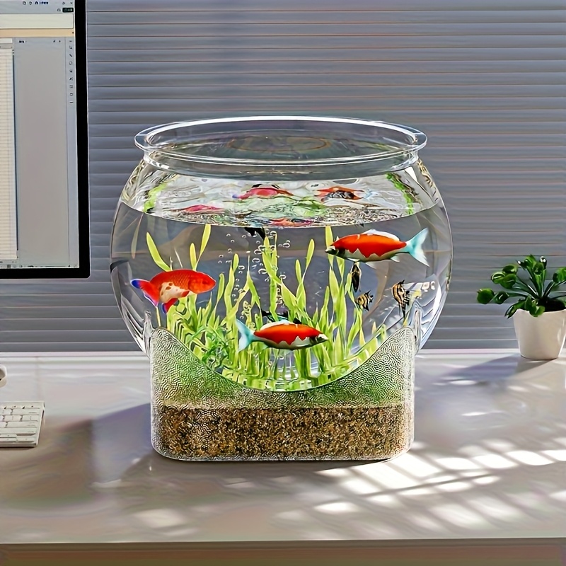 durable acrylic-look plastic fish tank transparent, non