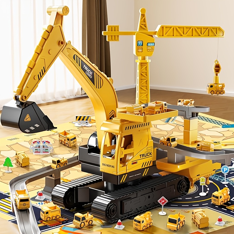 Kids Toy With Dump Trucks On A Track Toy Trucks For Sale MOONTOY