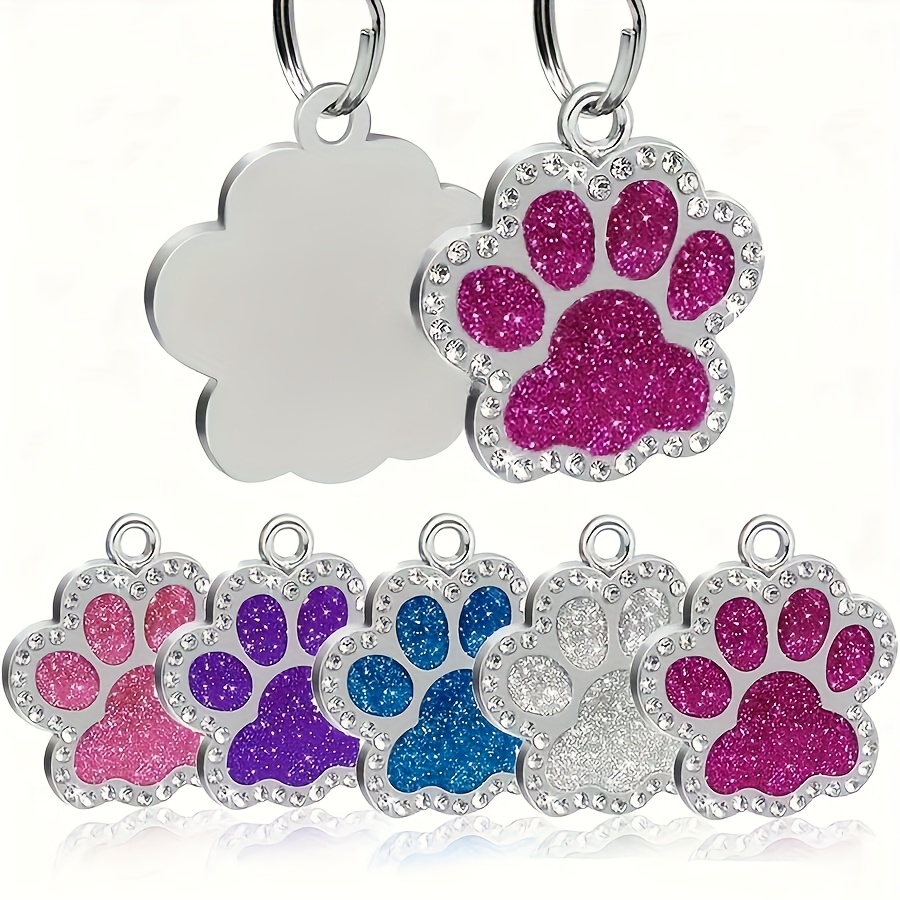 TEMU Personalizzati per Animali Domestici con Incisione e di Lampeggianti - di Durevole, Personalizzati per Cani & con & Numero di Telefono -