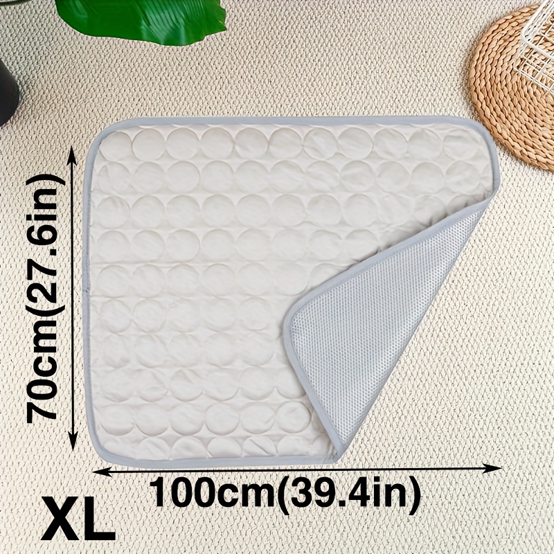 1pc Rectangular Mat For Dogs And Cats, Bottom Mesh Breathable Fabric, Foldable And Portable, Washable And Comfortable Pet Sleeping Pad, Suitable For All Pets