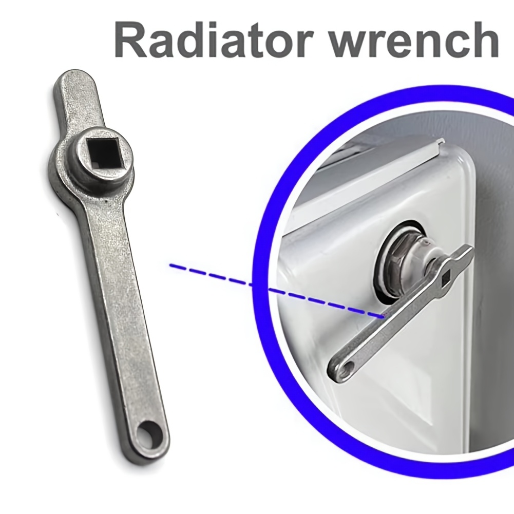 

1 clé de purge de radiateur en acier inoxydable 304 , outil de ventilation portable pour systèmes de chauffage, tournevis de tuyau de radiateur en métal