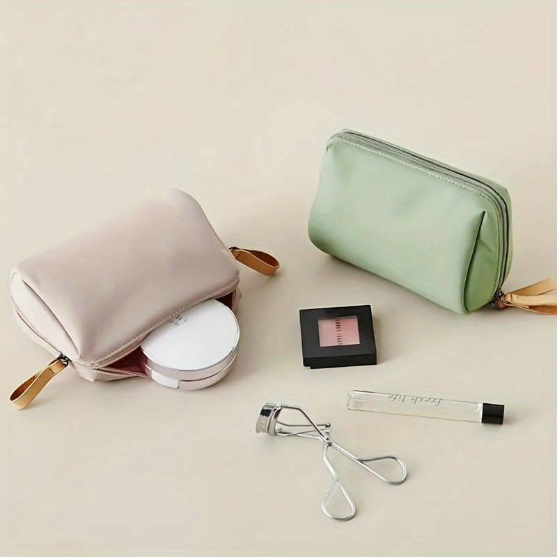 

Waterproof Polyester Cosmetic Bags For Women - Mini Portable Makeup Pouch With Alcohol-free Material For Travel And Daily Use