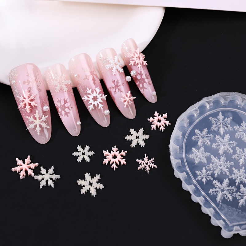 Clear Silicone Nail Mold for Snowflake Design