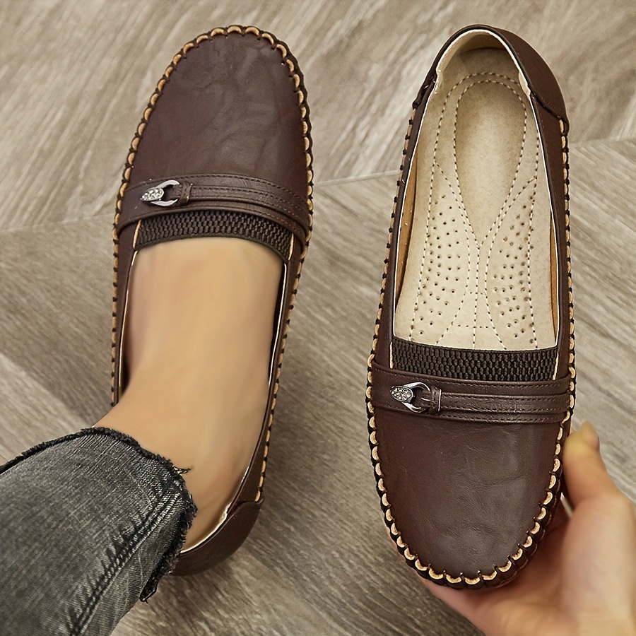age elderly shoes season style single shoes womens new - Temu