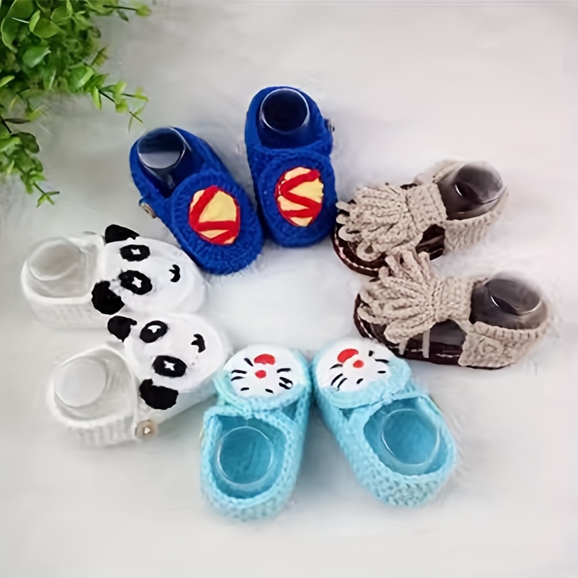 Lot De 5 Paires De Chaussons/Pantoufles Pour Bébé - Multicolore - Occasion Très Bon État