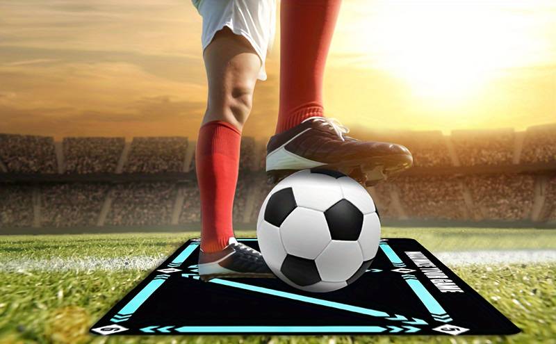 1pc soccer training mat outdoor soccertraining soccer pace practice control pace practice lmprove footworkpractice details 5