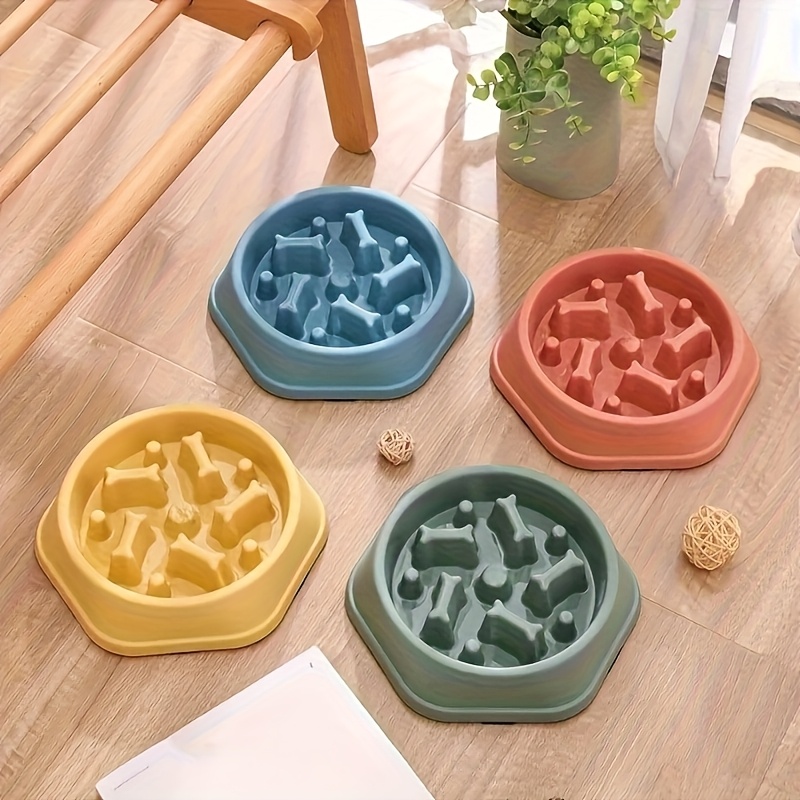 Pet Cat Food Bowl, Anti-slip and Anti-knock, Slow Food Bowl, Dog Anti-choking Bowl, Cat Stop Eating, Healthy Bowl, Educational Food Ware Batch