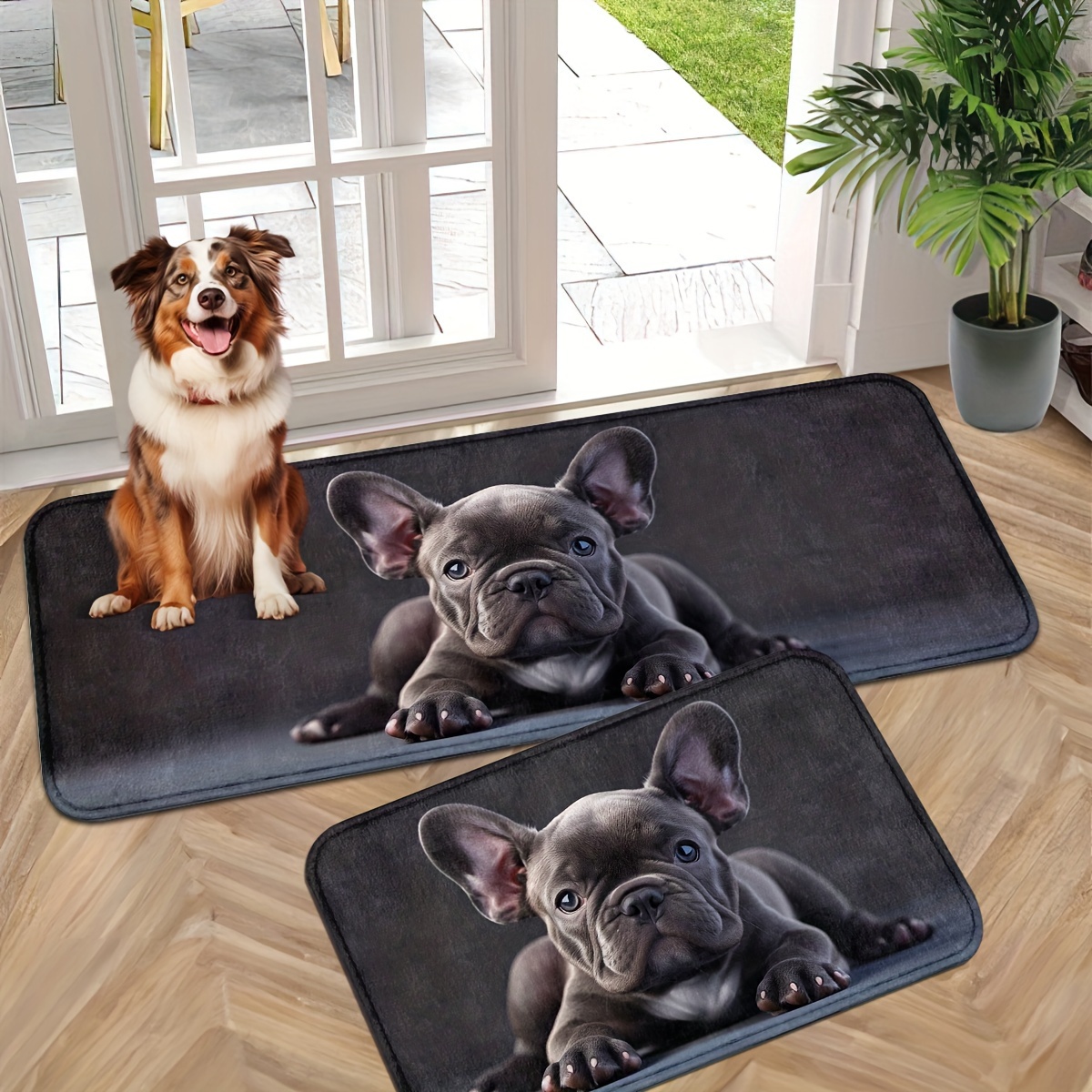 

Adorable Dog French Bulldog Door Mat