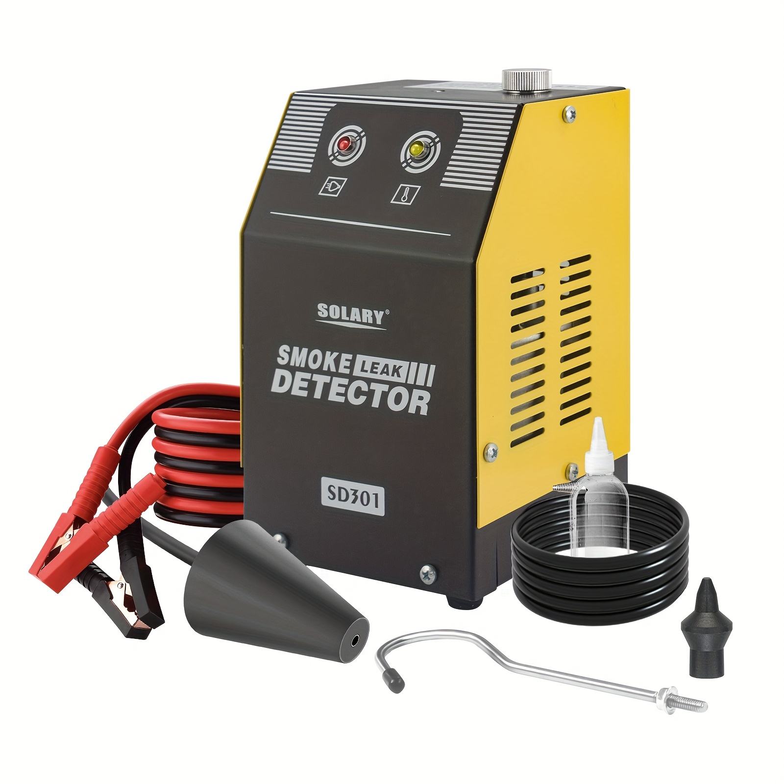 TEMU Automotive Smoke Machine Leak Detector, Evap Vacuum Smoke Diagnostic Tester