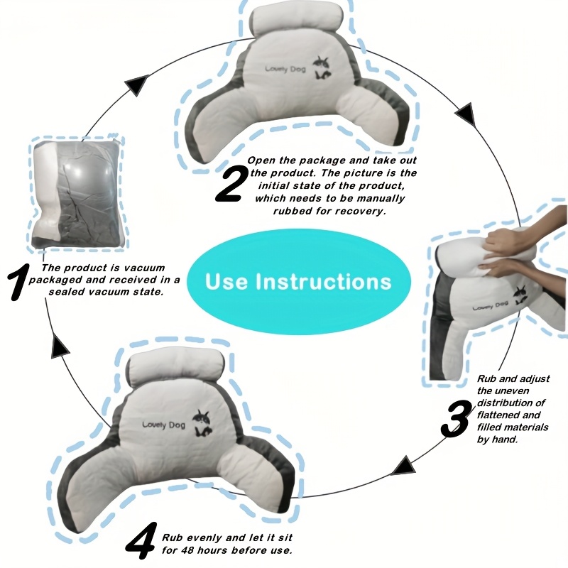 latex lumbar support pillow large backrest reading pillow office bedside sofa cushion bed backrest pillow for reading and phone use removable and washable soft cover pillow   in 6 colors Product details 2