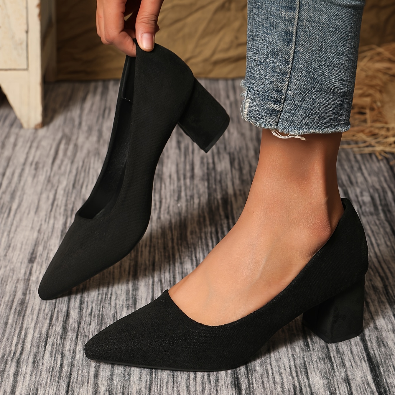 tacones clásicos mujer cómodos zapatos tacón elegante Temu Guatemala