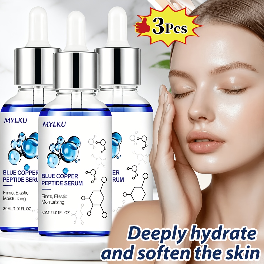 ghk-cu serum face 3-Pack Ghk Cu Serum, Copper * Facial *s * Ghkcu Copper * Serum, Moisturizing And Firming Face, The * o AHK ghk cu and retatrutide and a visibly revitalized Size:Men's 12 / Women's 14
