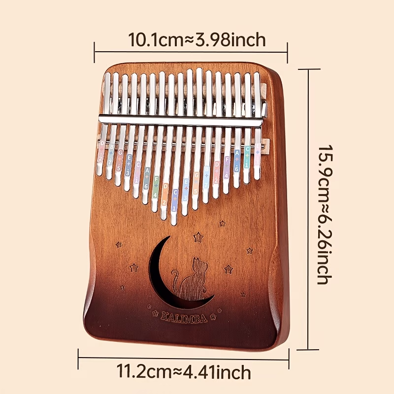 17 tone thumb piano kalimba for beginners a perfect birthday gift for a trendy musical instrument Product details 7