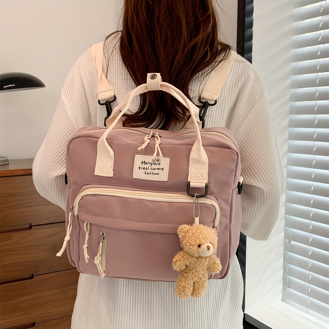 

Messenger Bag Female, Cute Girl 1 Shoulder Hand College Student Class Bag