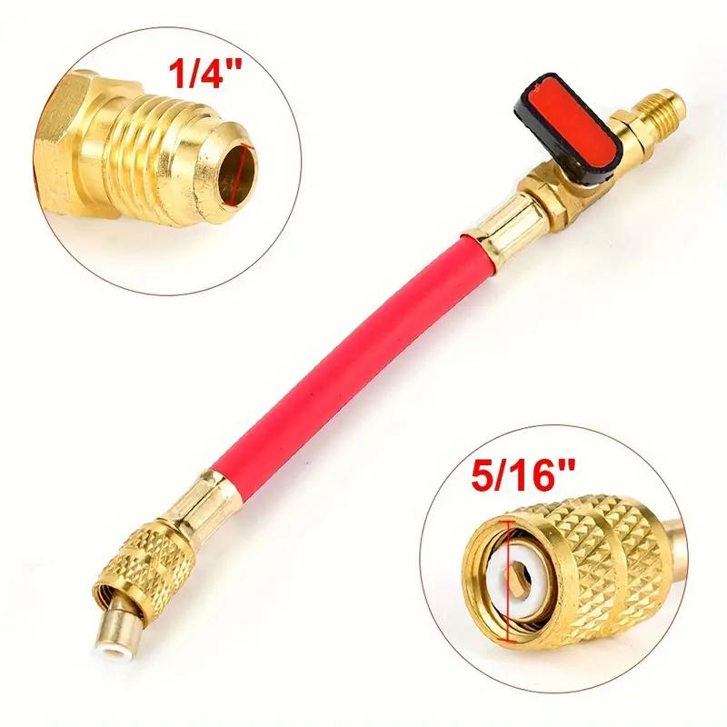 Manifold Gauge Gaskets 2-Pack Rubber Gaskets For AC Manifold Gauge Hoses – Fits 1/4" R134a & 5/16" R410a R22 Refrigerant - Foto 4