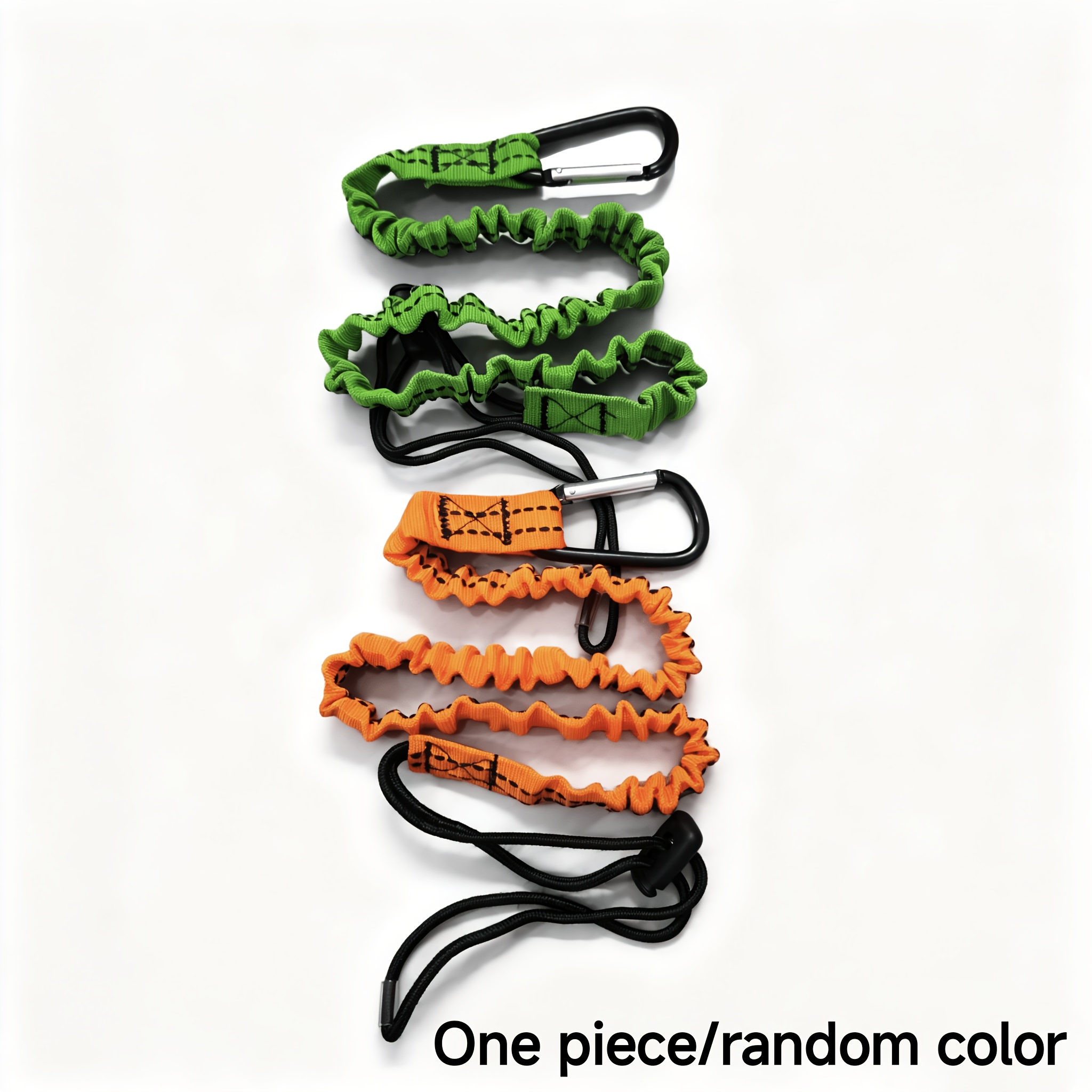 TEMU 高耐久性 ブラックポリエステル製 ツールランヤード - 複数の工具を腰に装着するのに最適。この工具吊り下げランヤードを使用すると作業がより便利になります。伸縮性のあるツールランヤードは電気不要で、な色でお届けします