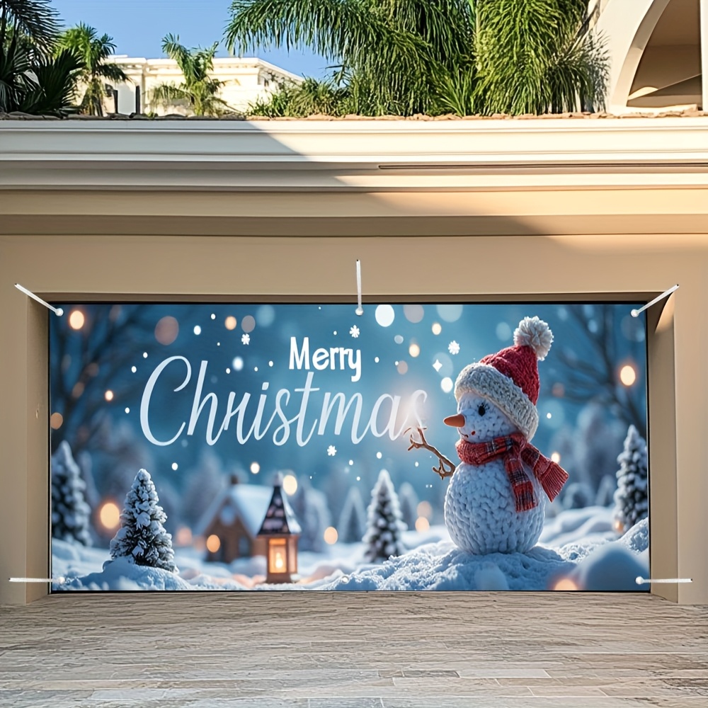 Barrière Enneigée Pour Décoration Noël Avec Led - 98x40cm | Maisons Du
