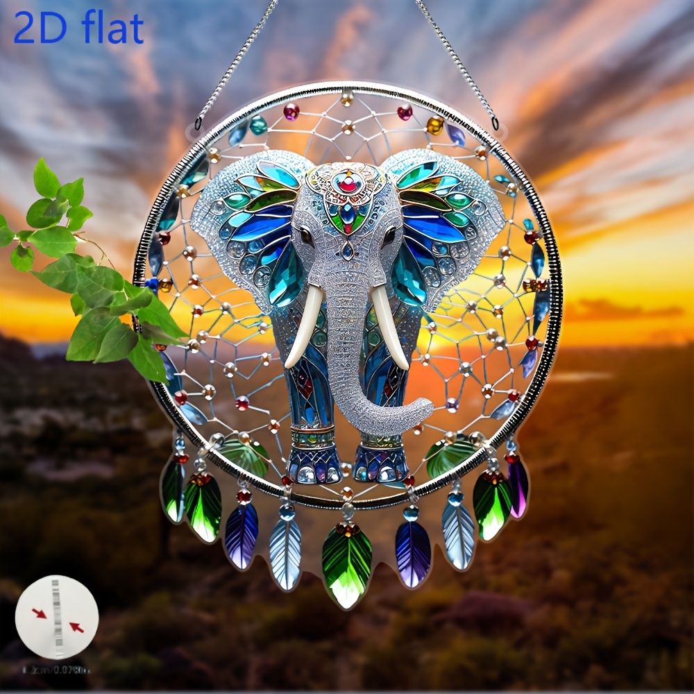 E-shop 2D Flach, Sonnenfänger, Fensterhänger, Weihnachtsgeschenk, Frühlingsdekoration, Kränzchen, Geschenk für Frauen, Geschenk für die Frau,