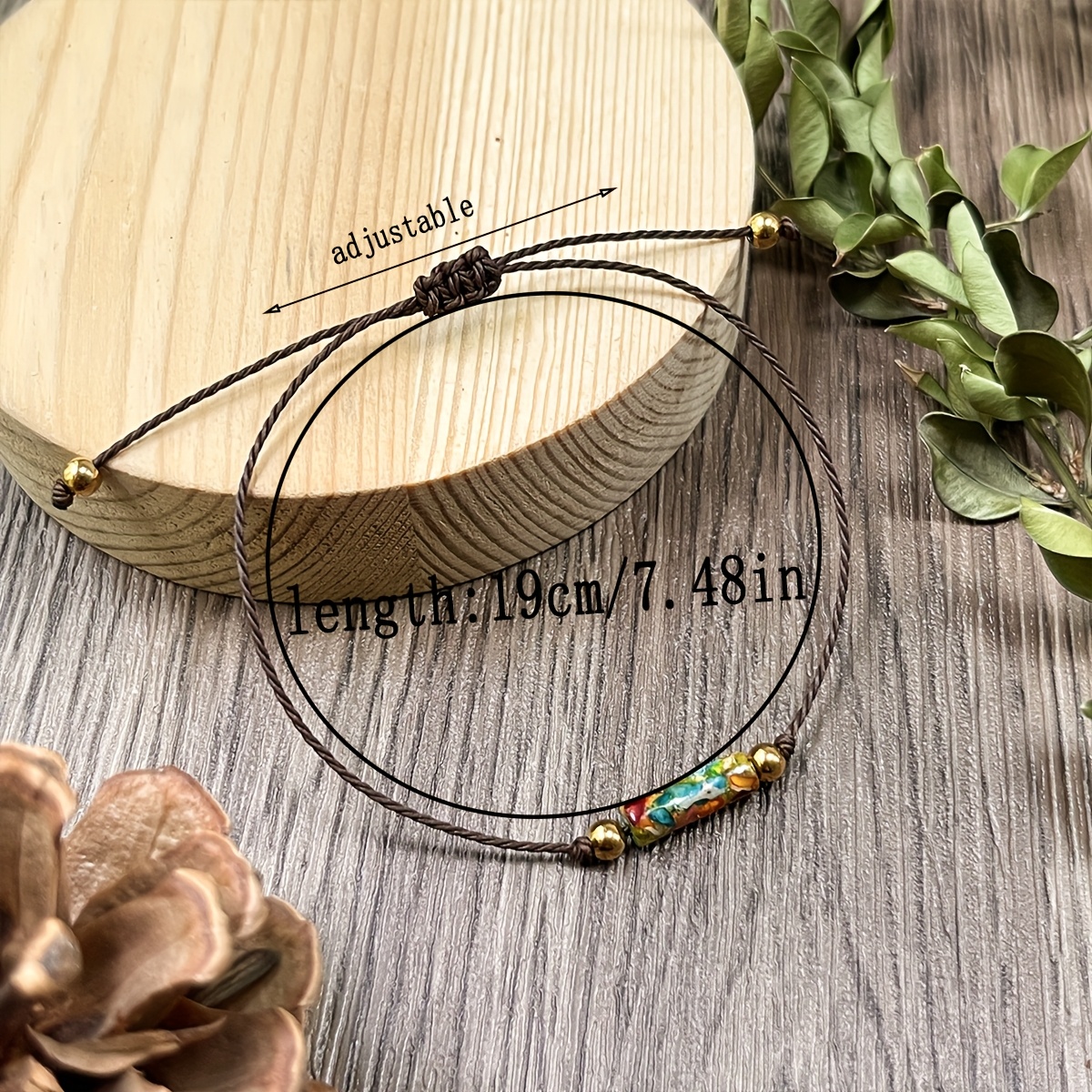 Natural Multicolor Imperial Jasper Turquoise Bracelet, Unisex