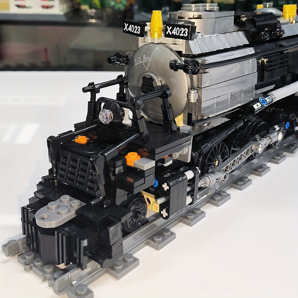 Steam Train Railway Express Model Kit, Engineering Train Set With Train  Tracks Bricks, Technical Model Building Blocks Toys, Christmas Gifts