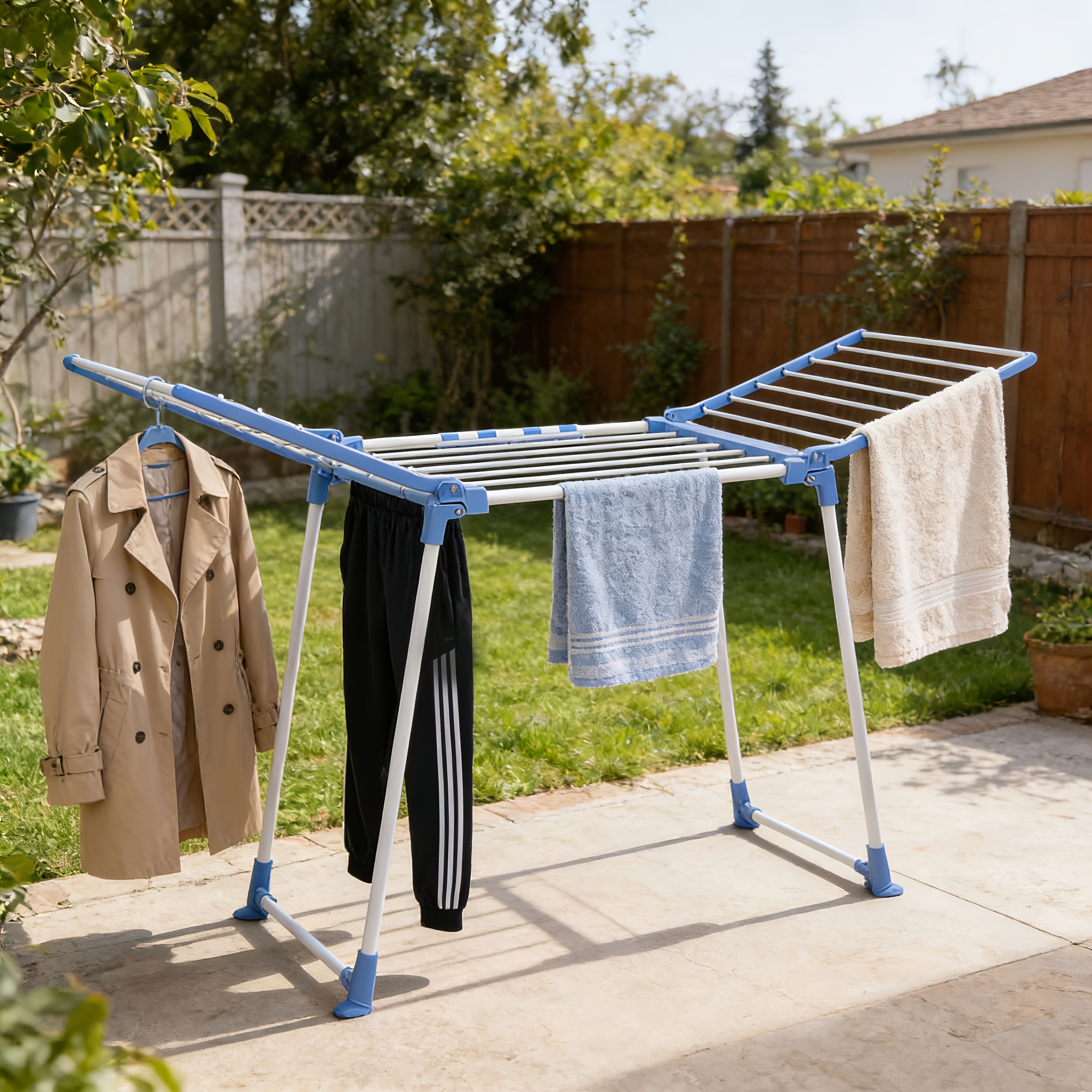 large   towel rack hooks indoor outdoor universal drying rack home foldable   multifunctional for drying or storage suitable for barber shops bathrooms pools outdoor drying drying racks