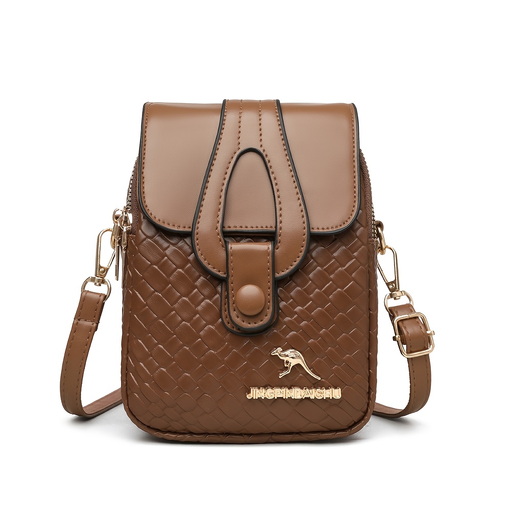 Fashionable Women'-shoulder Crossbody Bag - A Unique And Stylish Color-matching Small Bag For The . New Model - Knitted And Lightweight - Perfect For Holding Phone And Wallet