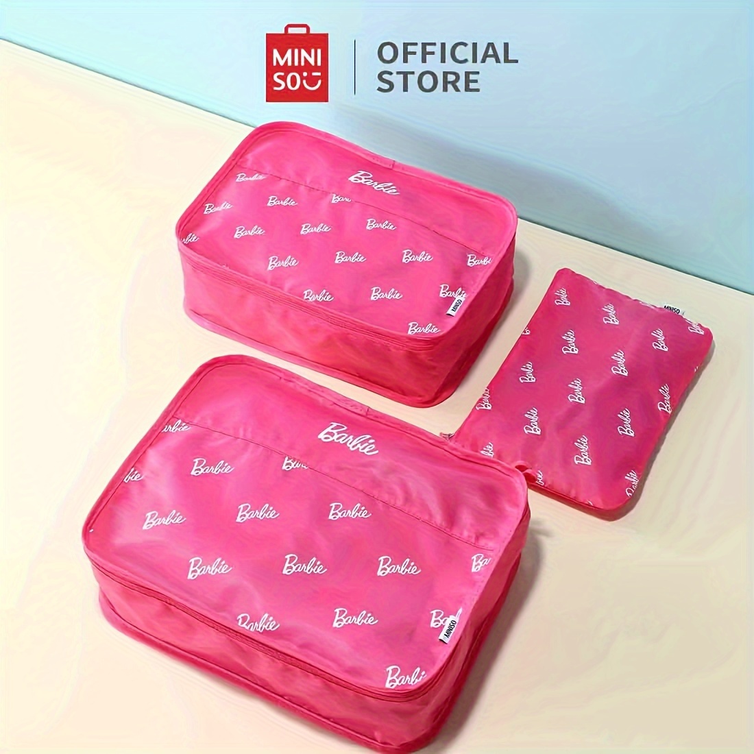 

Miniso Barbie Series Clothing Storage -piece Set