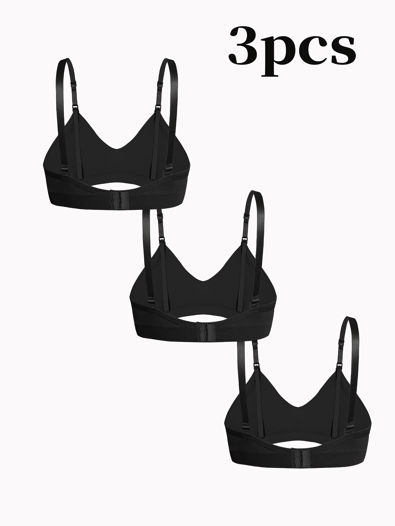 Adjustable Maternity And Nursing Bras for Women, Set of Three