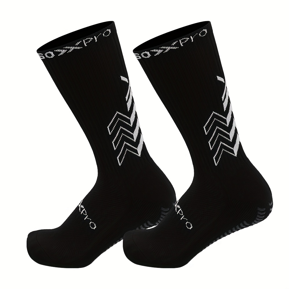 TEMU Men's And Women's Sports Socks For Football, Basketball, Volleyball, Yoga, And Running, Featuring Anti-slip And Breathable Designs
